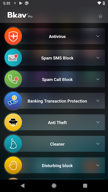 Bkav Mobile Security Tangkapan skrin 1