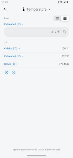 Unit Converter - AUC Captura de pantalla 2