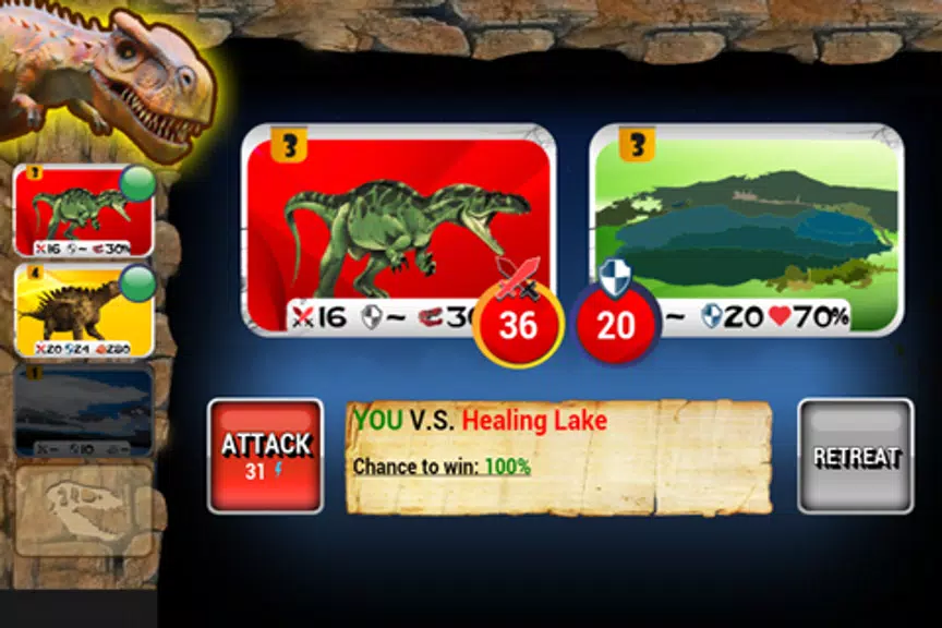 Dinosaur Online Card Wars Captura de tela 2