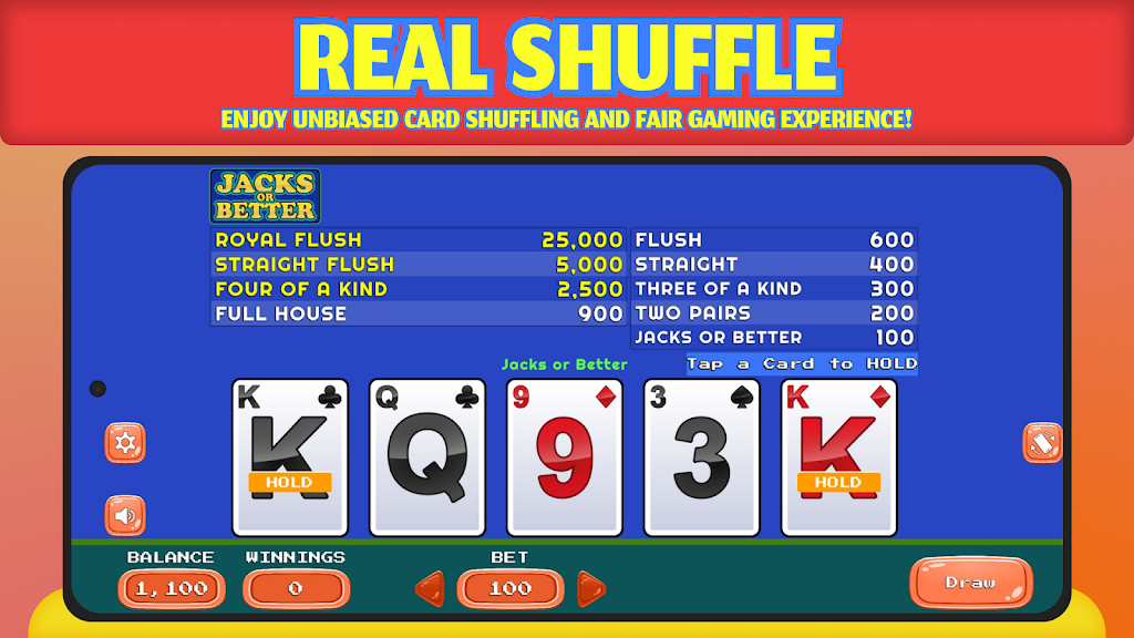 Jacks or Better - Offline Captura de tela 2