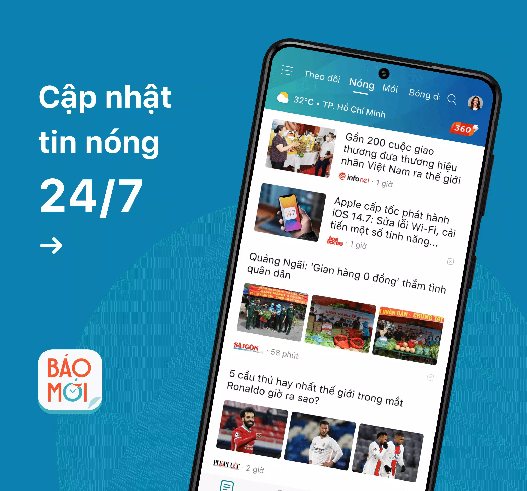 Báo Mới Tangkapan skrin 1