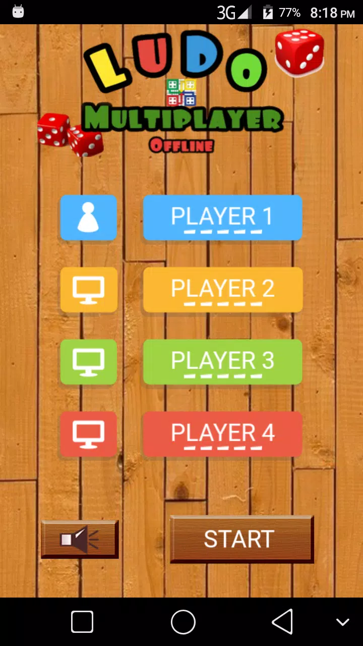 Ludo Offline Multiplayer AI Captura de tela 1