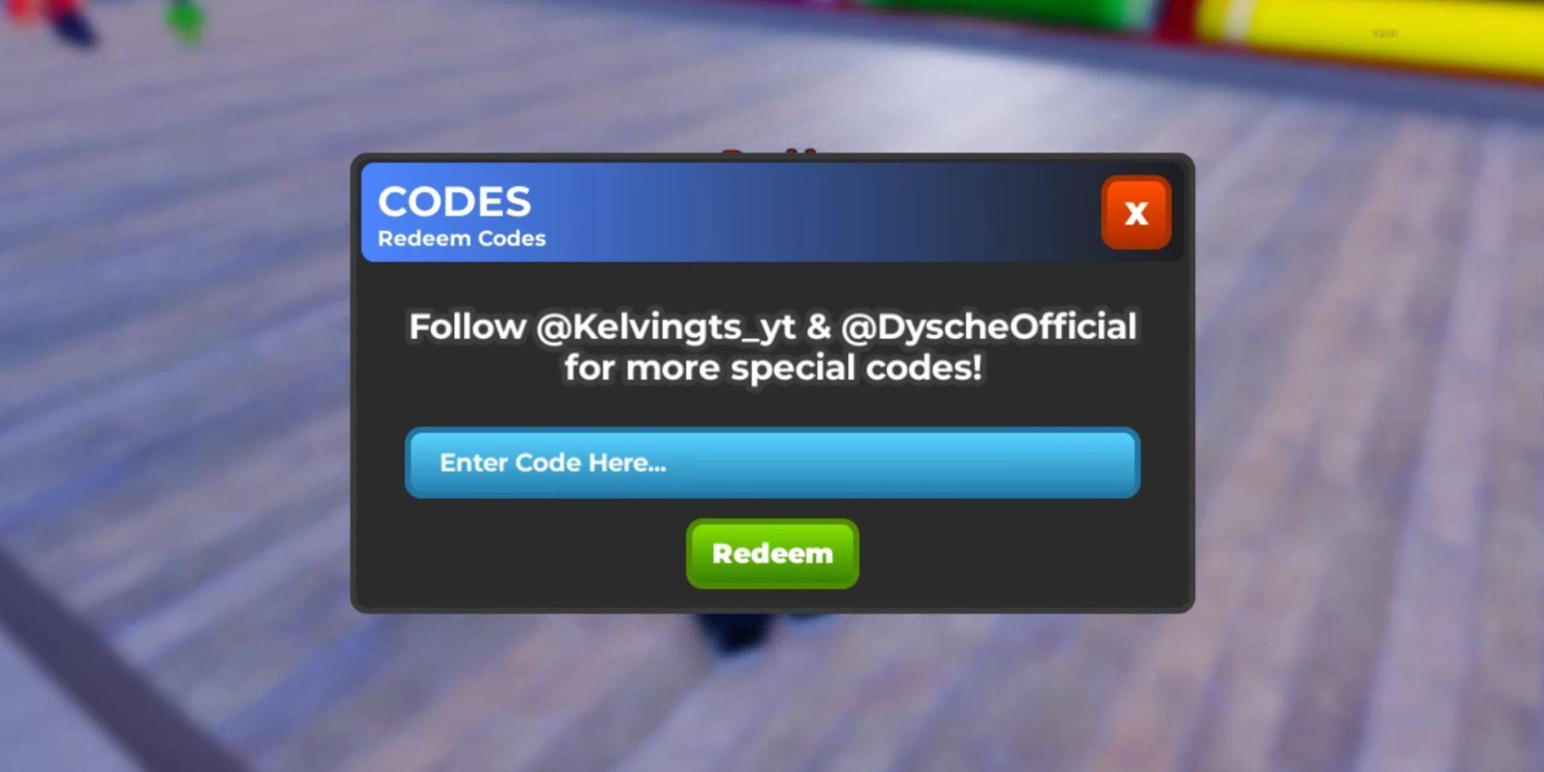 Anime Simulator Code Menu