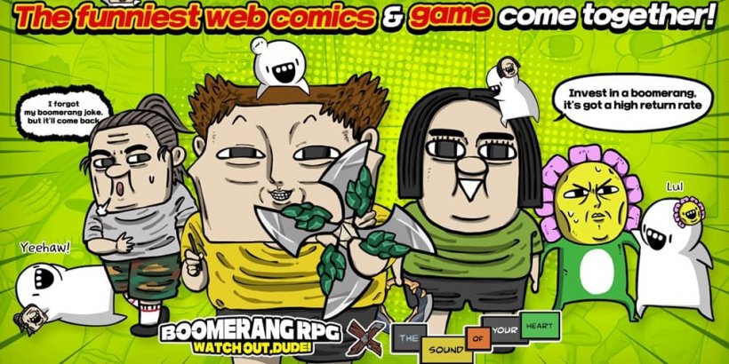 Collaborative Webtoon Phenomenon: Boomerang Mga RPG Team na may The Sound of Your Heart