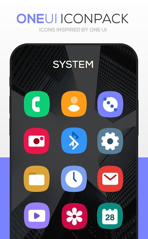 ONE UI Icon Pack Mod Captura de pantalla 1