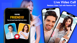 Video Call Random Live Talk Captura de pantalla 1