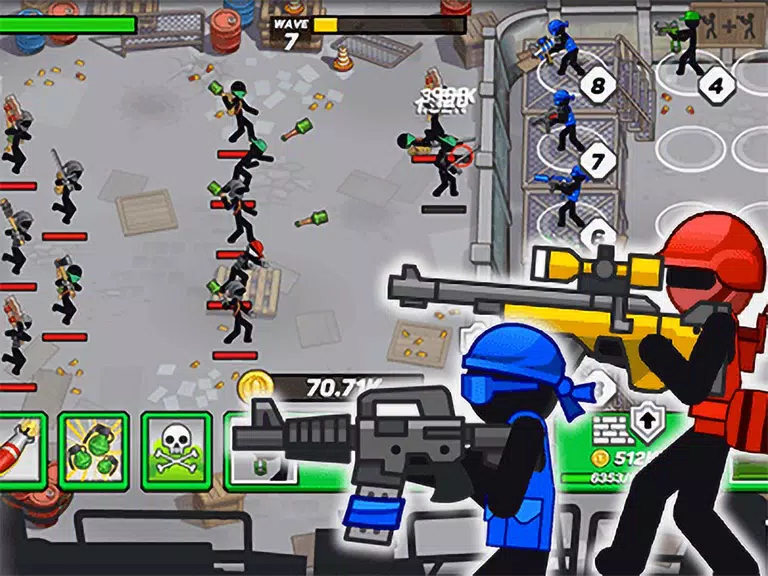 Stickman Defenders: Stick War应用截图第2张