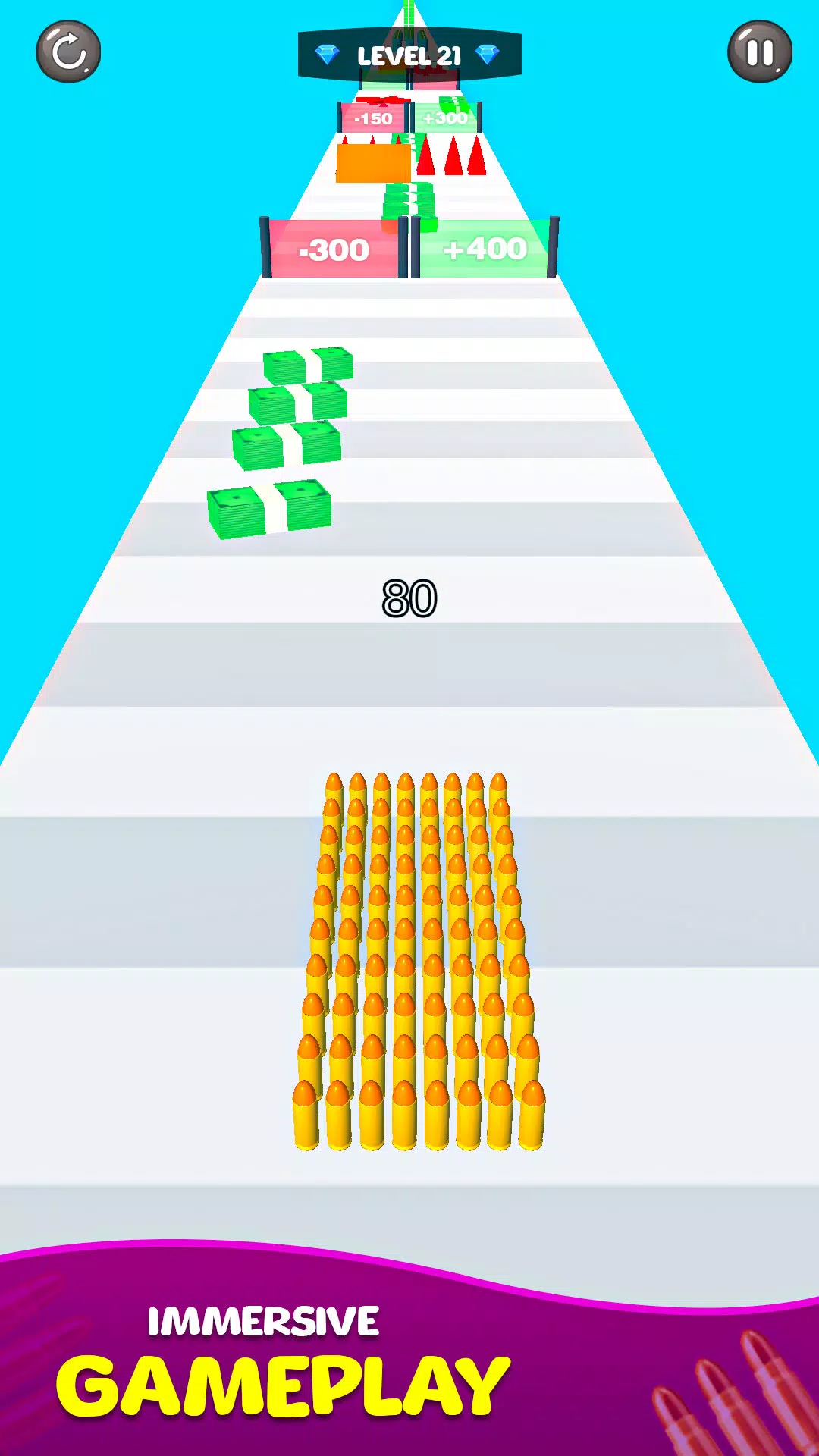 Merge Bullet Army Game Run 3D Screenshot 4