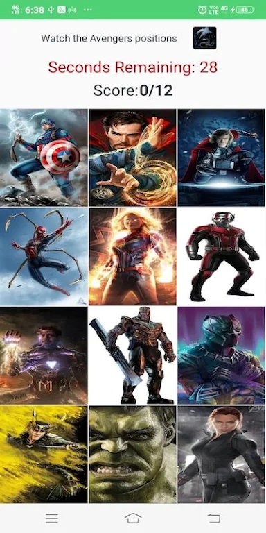 Avengers Cards Flip Game應用截圖第4張