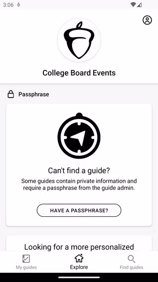 College Board Events Screenshot 1