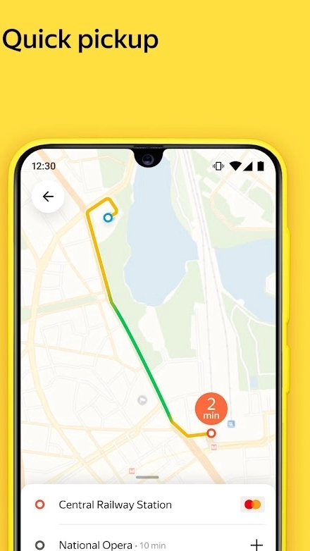 Yandex Go: taxi and delivery Tangkapan skrin 1