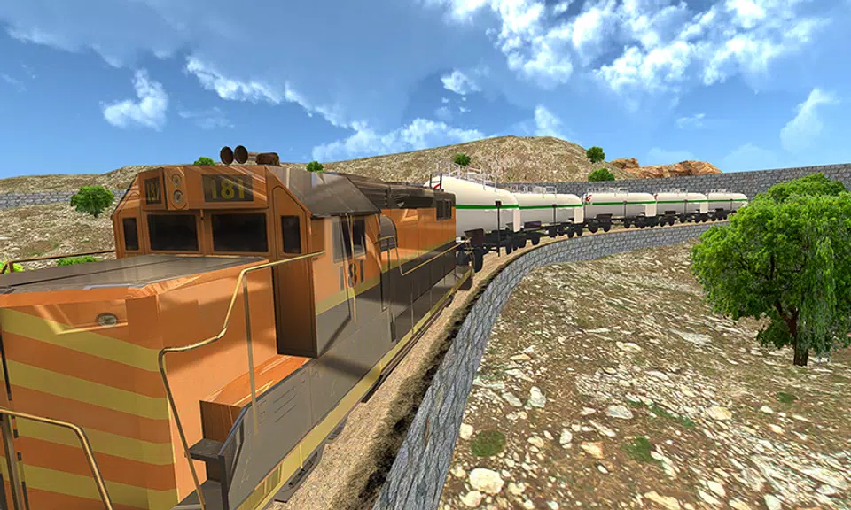 Oil Tanker Train Driving Sim应用截图第2张