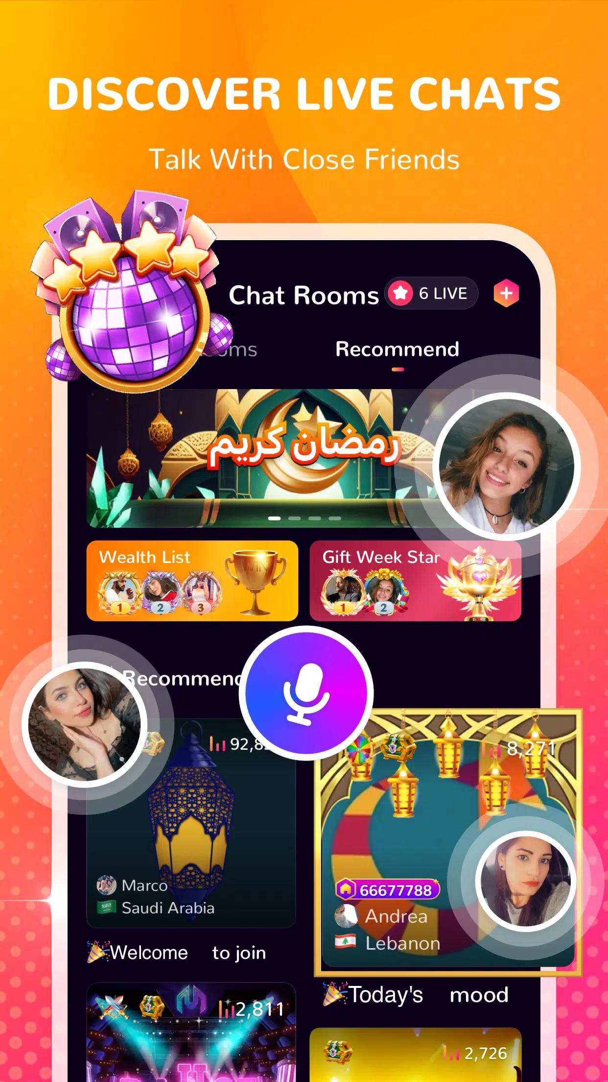 Honey Jar - Voice Chat & Party应用截图第4张