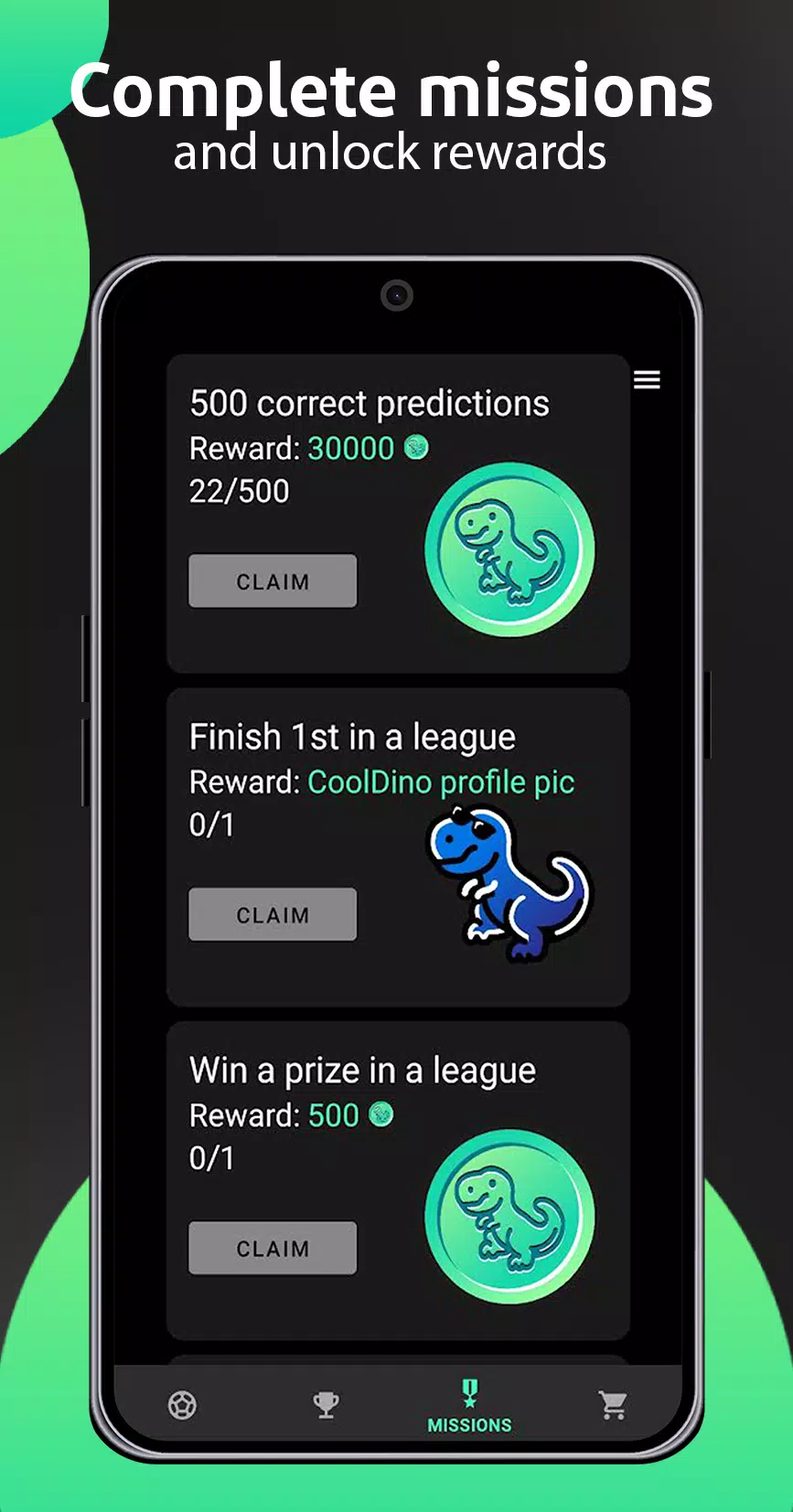 Schermata Dinogoal 3