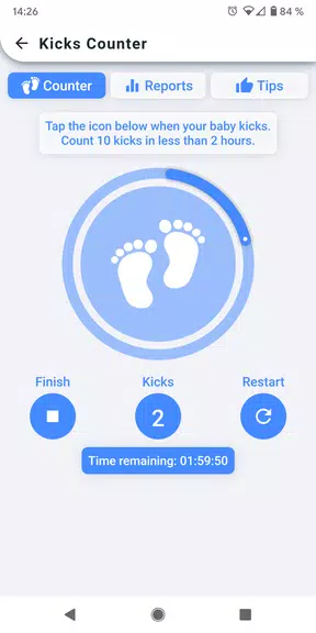 Kick Counter - Track your baby Screenshot 1