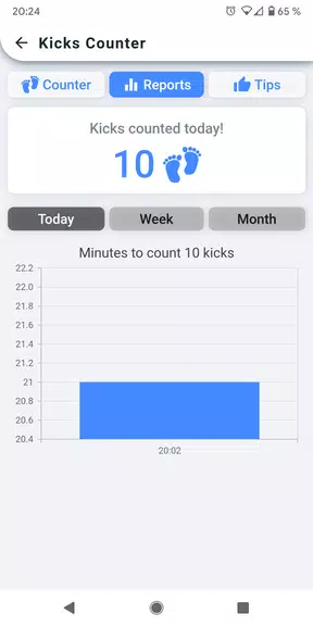 Kick Counter - Track your baby Screenshot 2