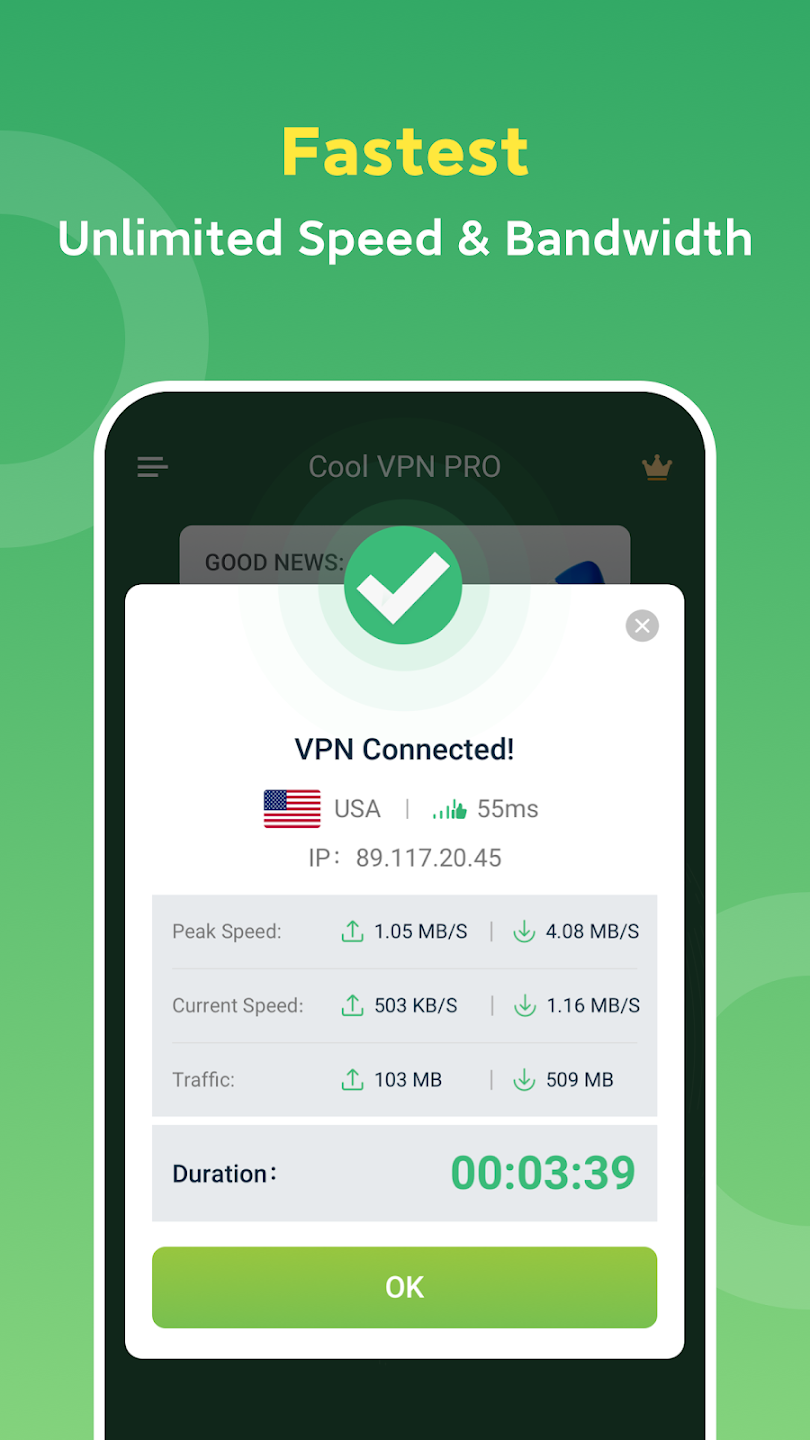 Cool VPN Pro: Secure VPN Proxy應用截圖第2張