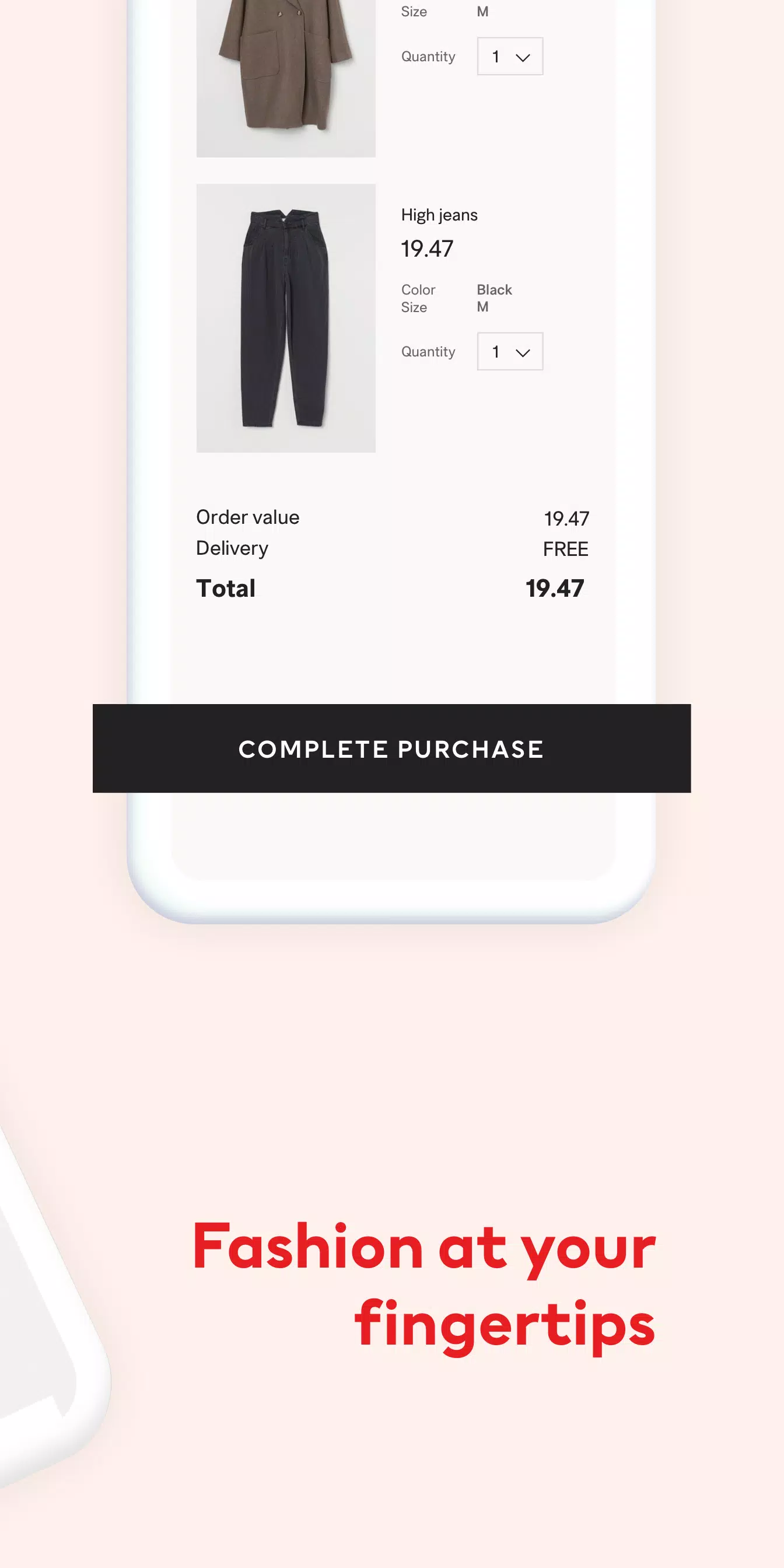 H&M Screenshot 2