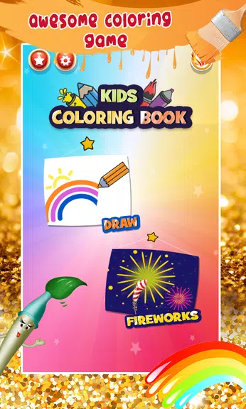 Kitchen Tools Coloring Book 스크린샷 1