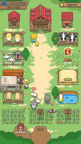 Tiny Pixel Farm - Simple Game Tangkapan skrin 2