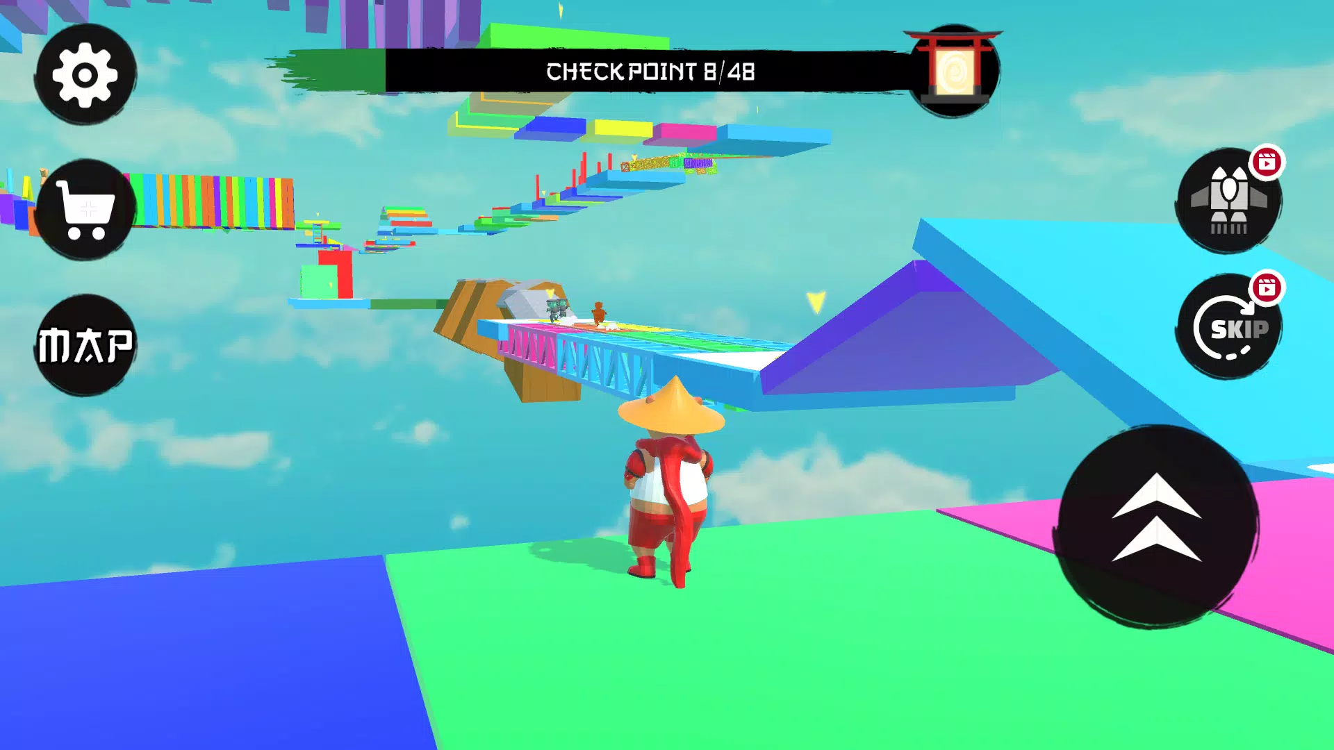 Parkour Capybara: Only Jump Up Screenshot 4