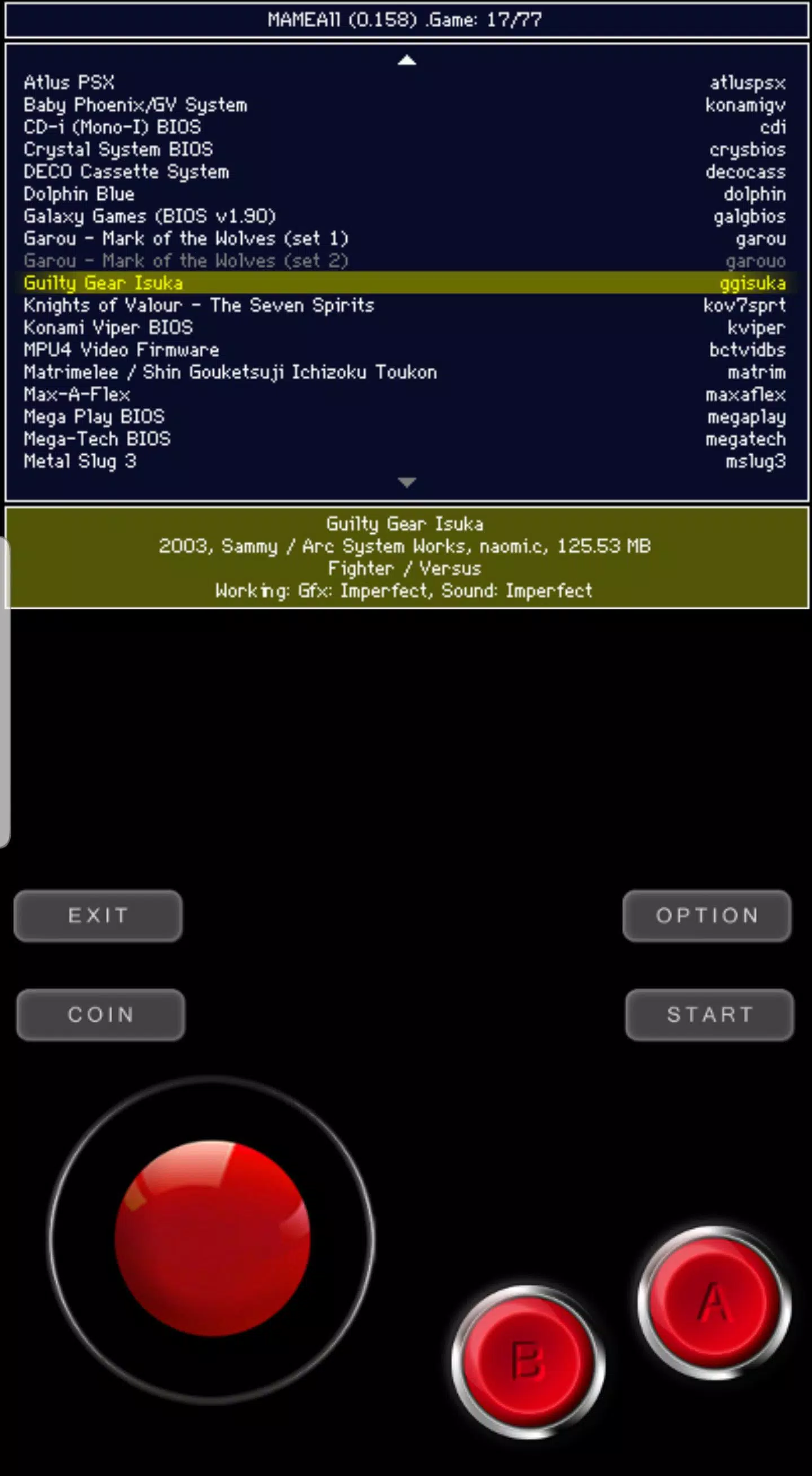MAMEAll - MAME 0.159u2 Arcade應用截圖第1張