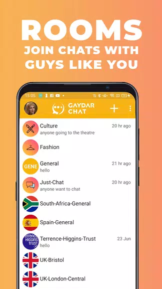 Gaydar Chat Screenshot 1