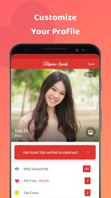 Filipino Social: Dating & Chat Capture d’écran 2