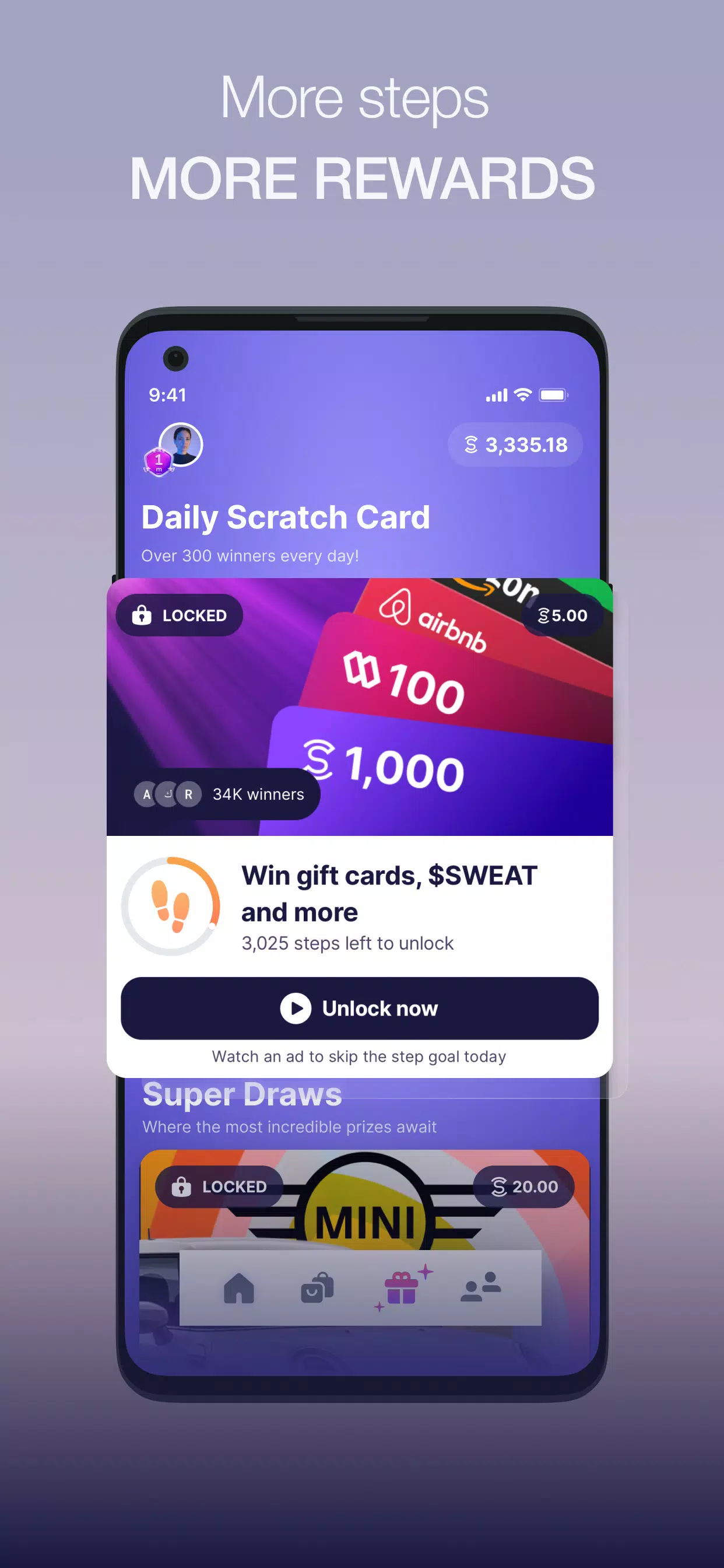 Sweatcoin・Walking Step Counter স্ক্রিনশট 3