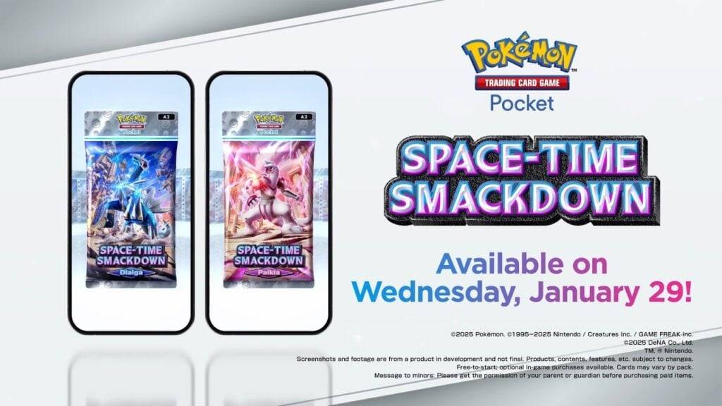 Ang Pokémon TCG Pocket ay bumababa ng isang tampok sa kalakalan at pagpapalawak ng space-time smackdown sa lalong madaling panahon