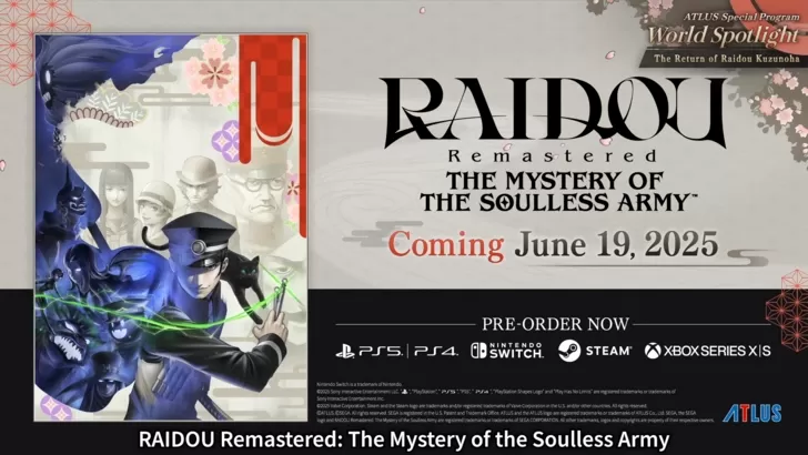 Raidou geremastered releasedatum en tijd
