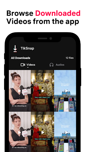 TikSnap: Downloader for TikTok ภาพหน้าจอ 4