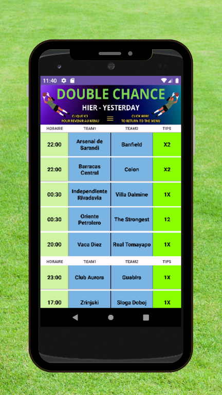 Football Double Chance Captura de pantalla 3