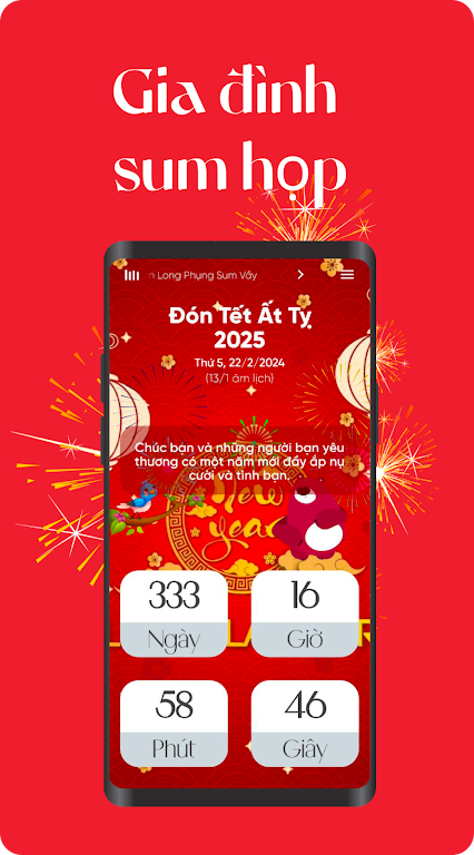 Vietnamese Tet 2025 Countdown 스크린샷 2