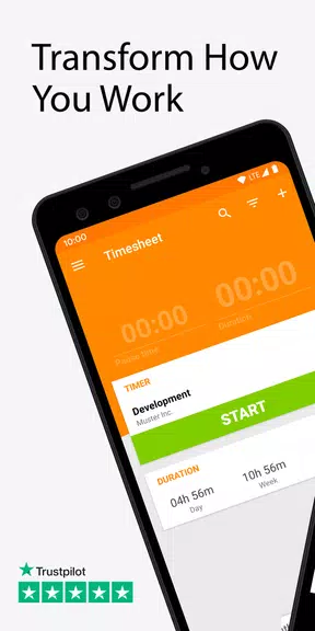 Timesheet - Time Tracker Ekran Görüntüsü 1