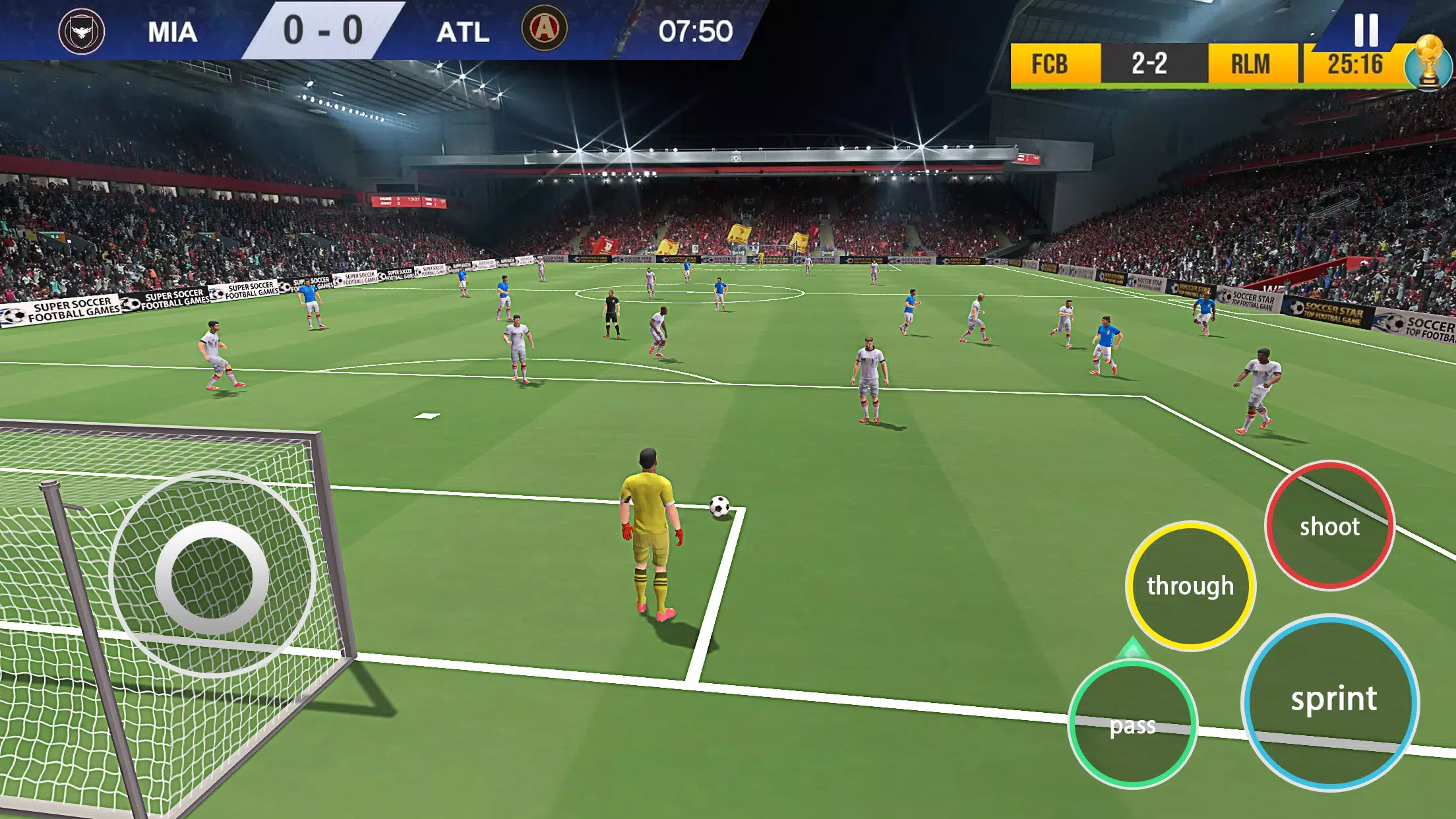 Ultimate Soccer League Star Ảnh chụp màn hình 1