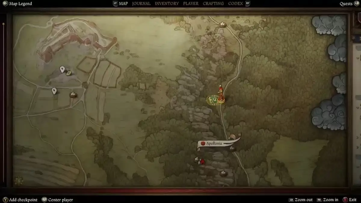 Screenshot 1 showing the tree's location