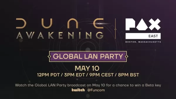Дюна: пробуждение бета -бета -выходной и включает в себя Global LAN Party Party