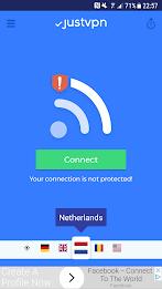 VPN high speed proxy - justvpn Captura de pantalla 1