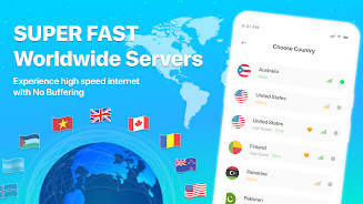 Fast VPN Ultra Fast Proxy VPN ဖန်သားပြင်ဓာတ်ပုံ 1