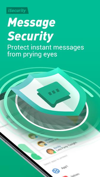 Schermata Antivirus, Virus Cleaner, Remove Virus - iSecurity 4