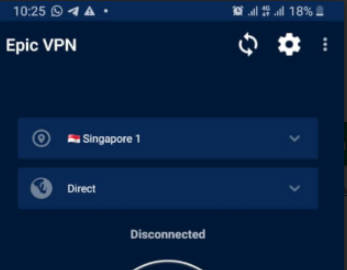 Epic VPN - Free SSH/HTTP/SSL VPN Captura de pantalla 1