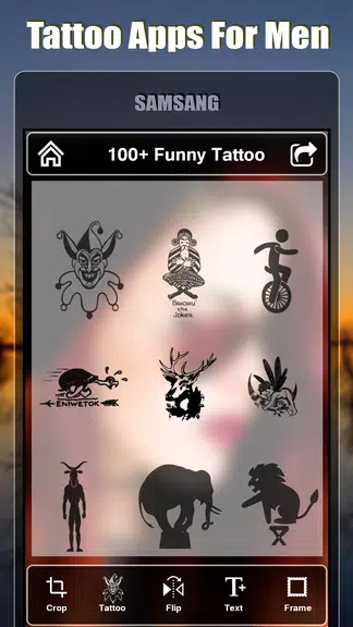 Tattoo design apps for men Tangkapan skrin 4