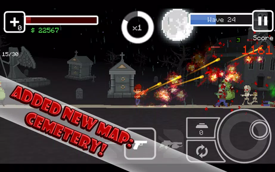 Undead Pixels: Zombie Invasion 스크린샷 1