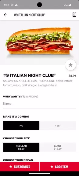 Jimmy John's Sandwiches スクリーンショット 2