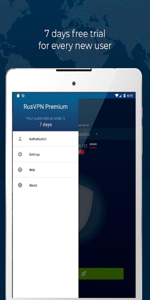 Fast VPN proxy servers with no logs - RUSVPN應用截圖第3張