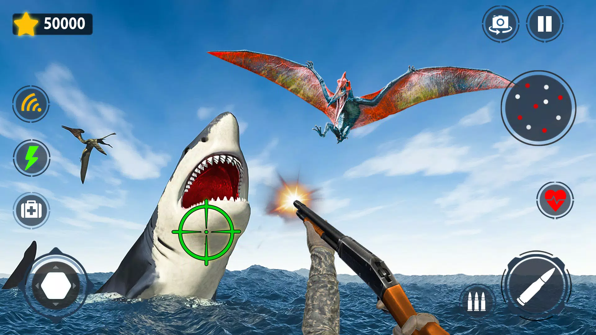 Shark Games & Fish Hunting Tangkapan skrin 4