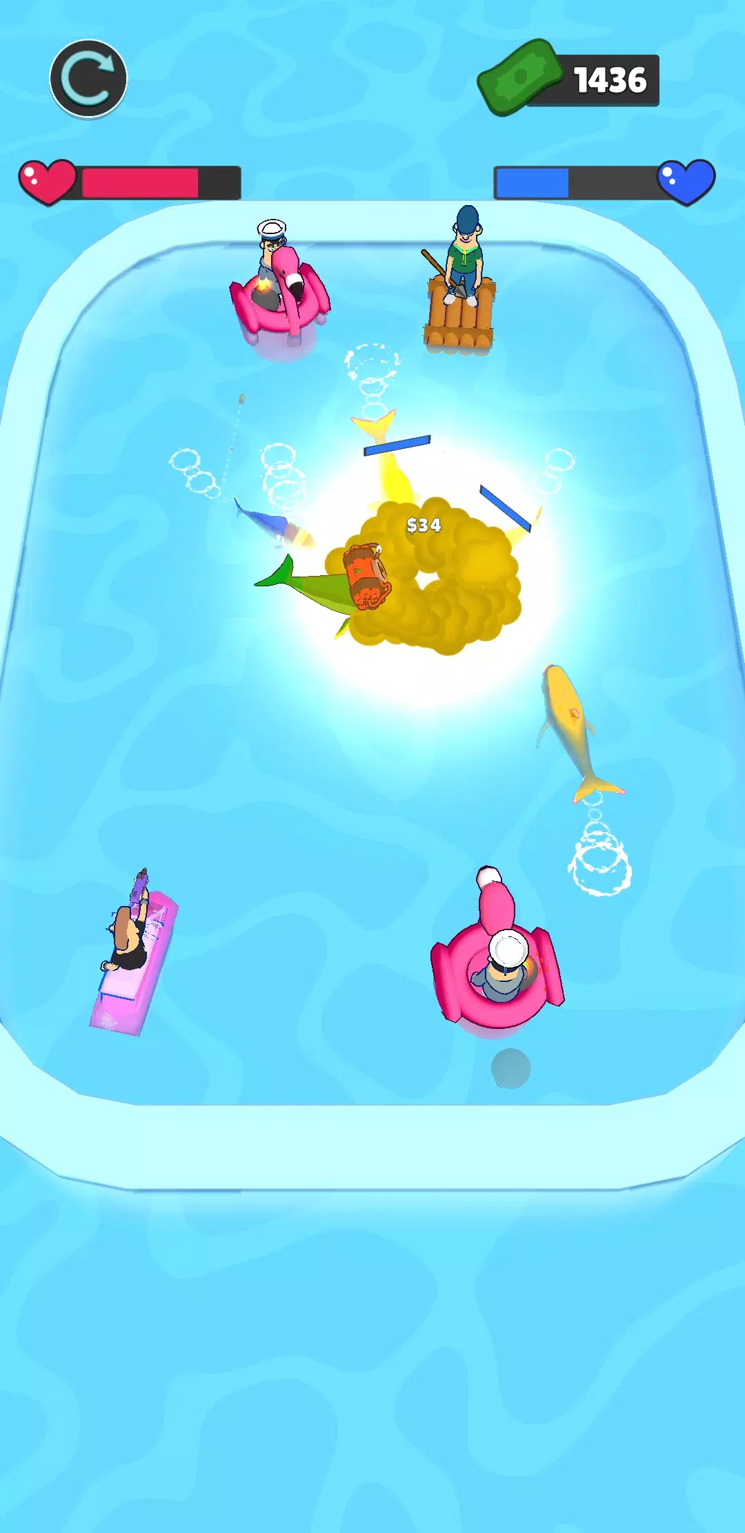 Merge Sharks ภาพหน้าจอ 3