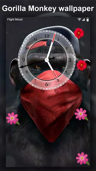 Gorilla Monkey Live Wallpaper स्क्रीनशॉट 1