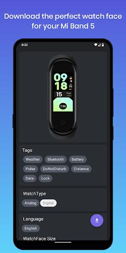 Mi Band 5 Watch Faces應用截圖第3張